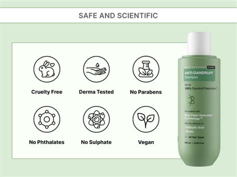 Anti Dandruff Shampoo for Dandruff & Itchy Scalp - Bare Anatomy