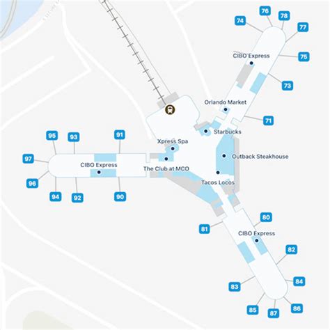 Orlando Airport Map | MCO Terminal Guide