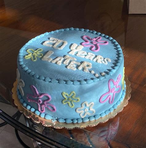 50th Birthday Spongebob Inspired Cake