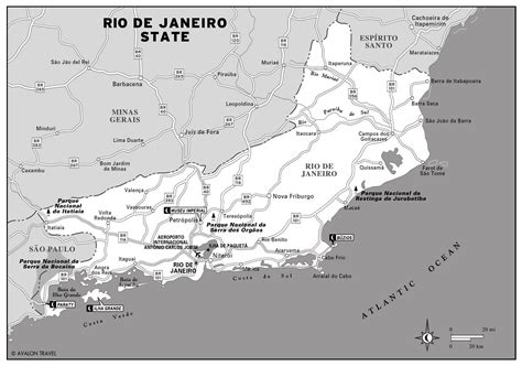 Rio De Janeiro Map Rio De Janeiro's Metropolitan Area Public Transit