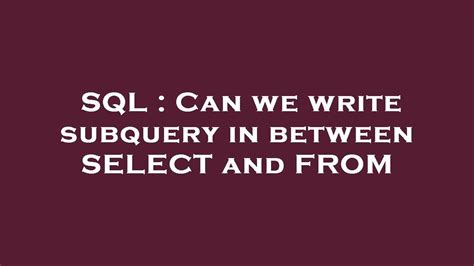 Subquery Using With 的图像结果