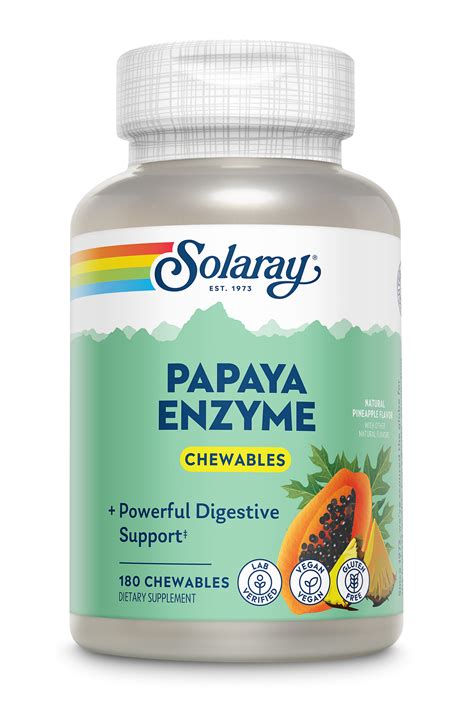 Papaya Enzyme – Solaray