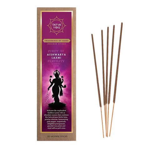 Tatva YOG Aishwarya Laxmi Incense Stick - Pack of 30 (Brown_Free Size ...