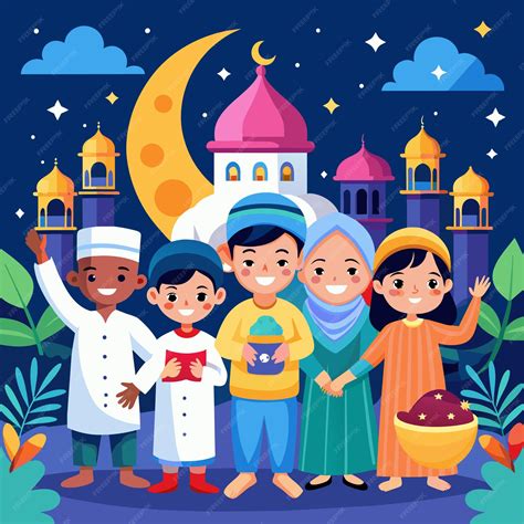 Premium Vector | Ramadan blessings eps vector files for a month of spiritual renewal