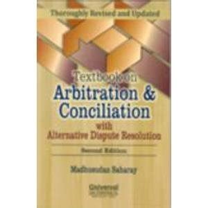 Buy Textbook on Arbitration and Conciliation with Alternative Dispute ...
