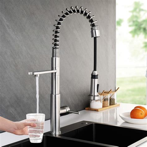 Buy faustina 3 Way Kitchen Faucet with Drinking Water Faucet, 3 in 1 ...