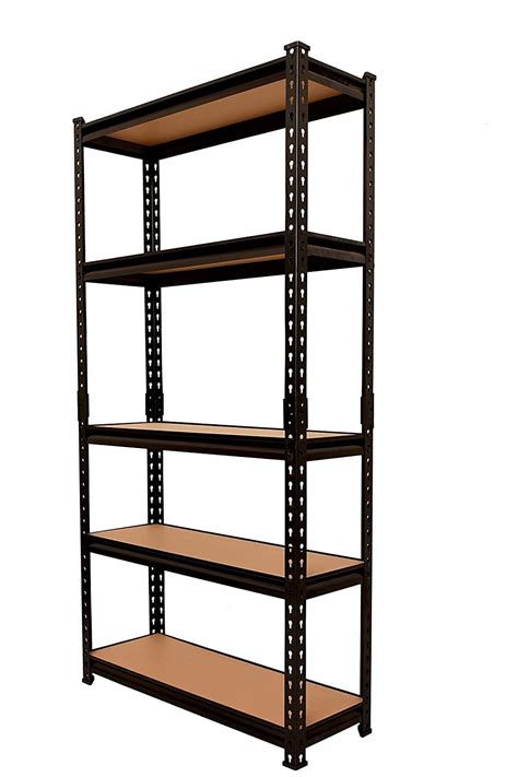 VISHVA 5 Tier 72 * 24 * 12 Inches Industrial Shelves Heavy Duty Racks ...