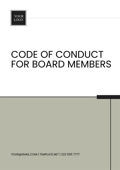 Code of Conduct Template Examples 的图像结果