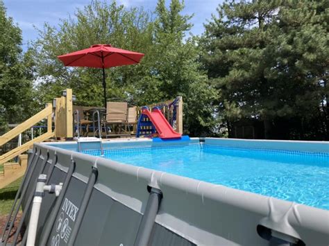 Image result for Intex Pool Set Up 12X24