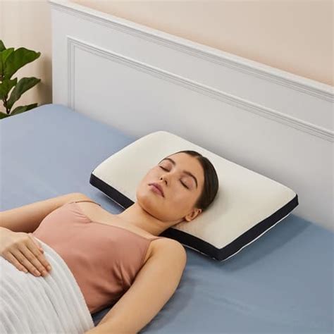 amazon basics Memory Foam Rectangle Contour Pillow for Neck Pain Relief ...