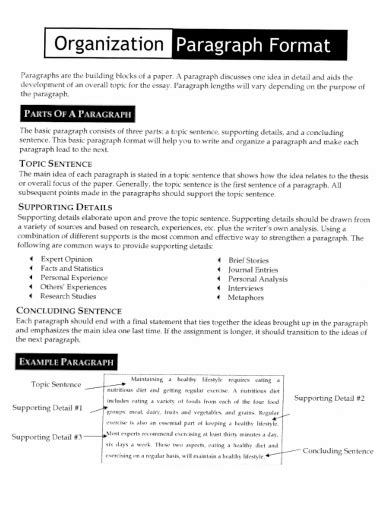 Image result for Examples of a Paragraph