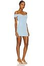 MORE TO COME Graciela Off Shoulder Dress in Baby Blue | REVOLVE