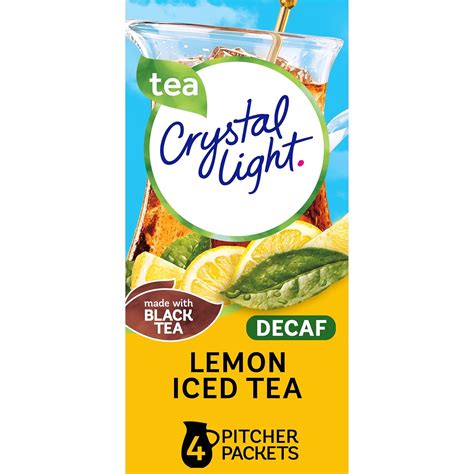 Buy Crystal Light Lemon Decaf Iced Tea Drink Mix (16 Pitcher Packets, 4 ...