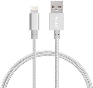 Stok Lightning Cable 1 m ST-LUCB1-S - Stok : Flipkart.com