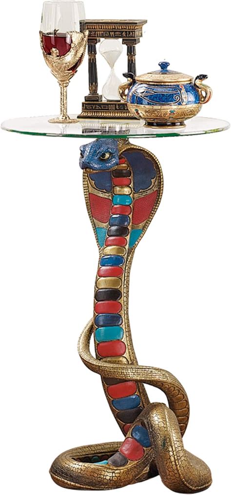 Buy Design Toscano Renenutet Egyptian Cobra Snake Goddess Side End ...