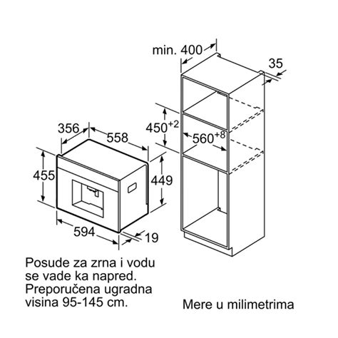 Ugradni potpuno automatizovani aparat za kafu Bosch CTL636EB6 | Volim ...