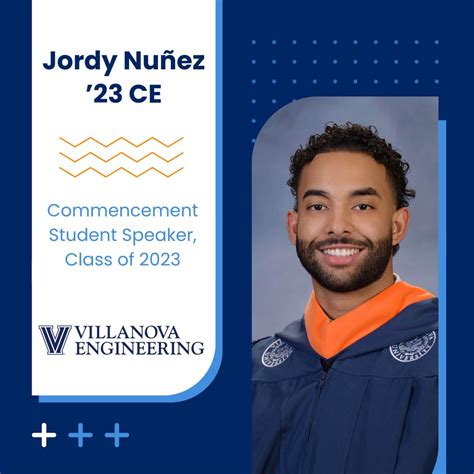 Congrats to Villanova Engineering's Jordy Nuñez '23 CE, who will be the ...