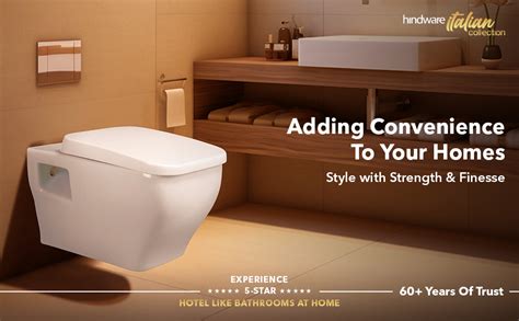 Hindware Italian Collection Element Western Commode for Bathroom with ...