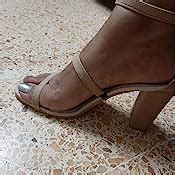 Buy KLAUR MELBOURNE Women's 3.5 Inchs Block Heel Sandal (Cream, 8) at ...