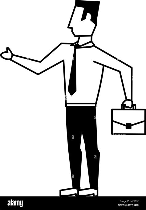 Black and White Business Cartoon Image 的图像结果