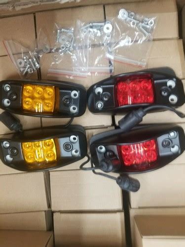 Buy 4 New Black Hmmwv Military Truck Led Side Clearance Light Marker ...
