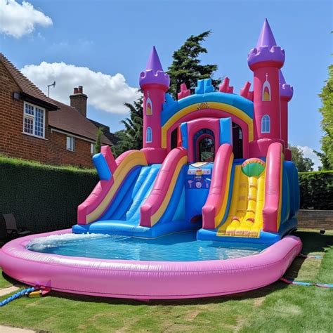 Image result for Inflatable Pool Slides