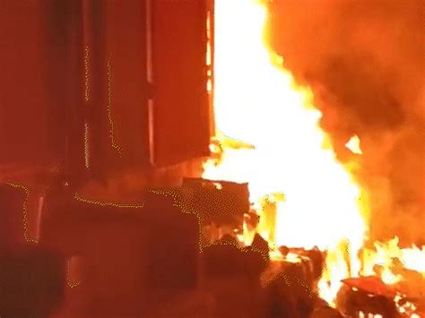 Fire breaks out at ration shop in Jaipur: Kerosene drums explode as ...