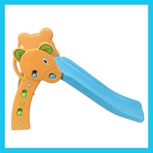 Webby Foldable Orange and Blue Garden Slide Toy for Kids : Amazon.in ...
