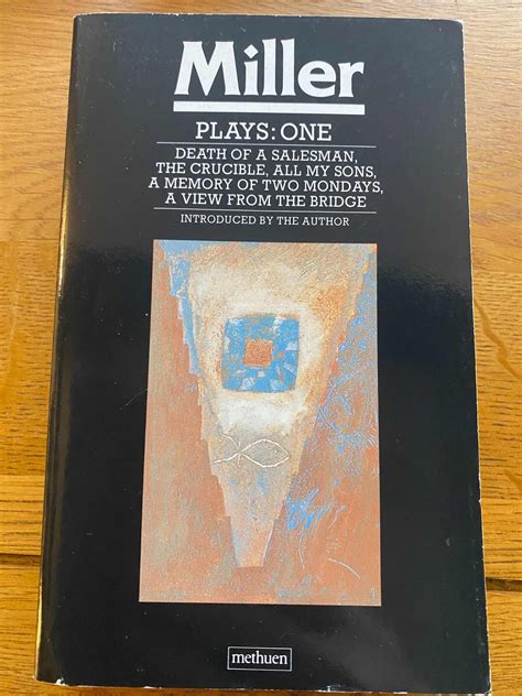 MILLER, ARTHUR – PLAYS ONE – Theatre Plays