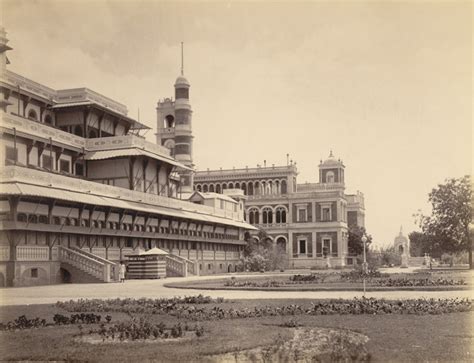 Old & new Palace, Makarpura, Baroda - 1890 - Old Indian Photos