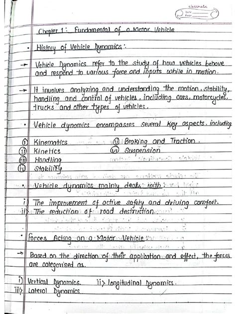 Image result for Vehicle Dynamics Lecture Notes