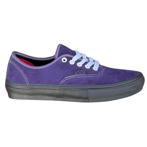 Vans Skate Authentic Pig Suede Dark Purple / Black Shoes – ResetMercantile