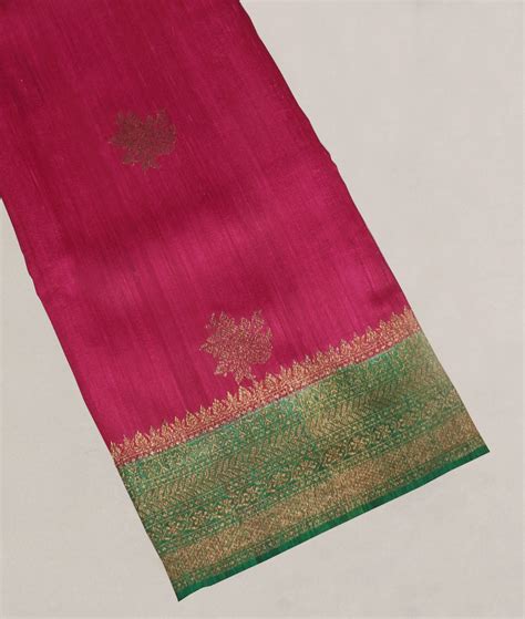 Buy Purple Banaras Tussar Saree T401260