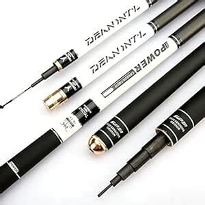 Ubervia® Fishing Rod Carbon Fiber Telescopic Hand Pole Ultralight Super ...
