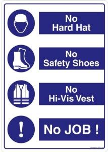 Safety Sign Store Must Wear Hard Hat Emergency Sign Price in India ...