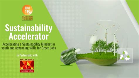 1M1B and ABFRL Announce India’s 1st Green Jobs and Sustainability ...