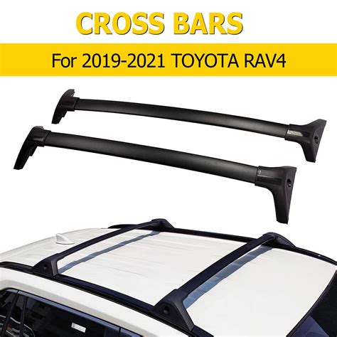 Buy AUXMART Roof Rack Cross Bars Fit for 2019 2020 2021 Toyota RAV4 ...