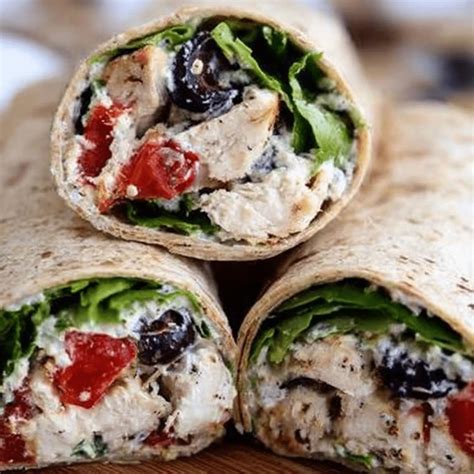 Mediterranean Chicken Wraps - Quick & Easy 15-Minute Meal - Yummy Temple