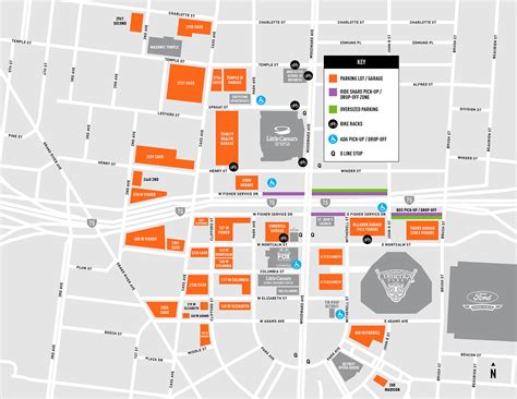 Little Caesar Arena Venue & Parking Maps | 313 Presents
