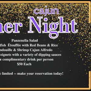 Cajun Dinner Date Night at The Mill AKY, 1537 Winchester Ave , Ashland ...