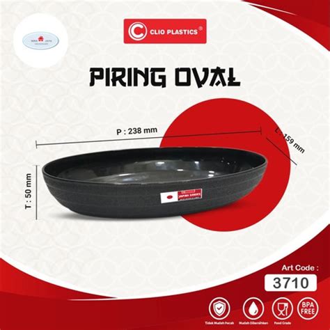 Jual Piring ramen oval clio / piring oval / mangkok hitam / piring ...