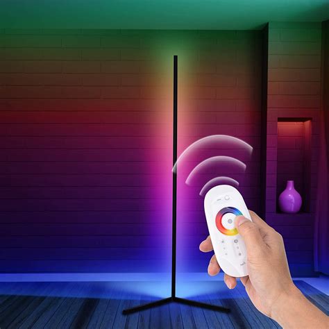 Buy SUZBERRY Smart led RGB Corner Floor Lamp, with Remote Control ...