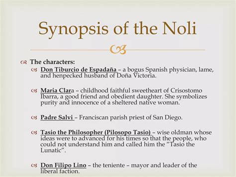 Chapter 8: Noli Me Tangere Published in Berlin (1887) | PPTX