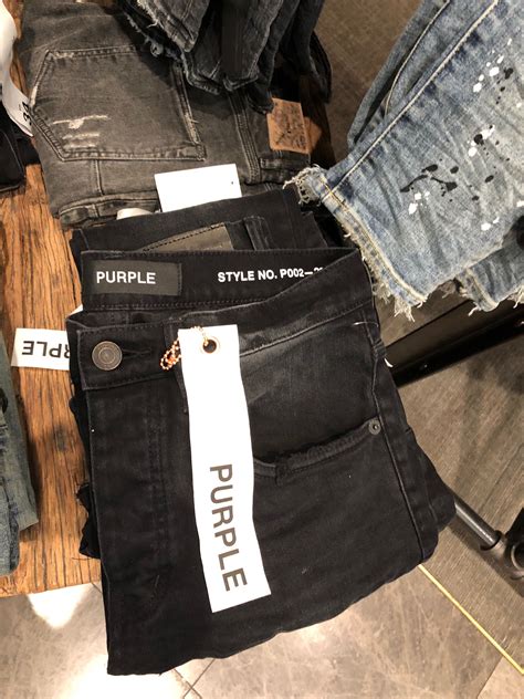 Woven Printed Hang Tag | Purple jeans, Denim jeans men, Tag jeans