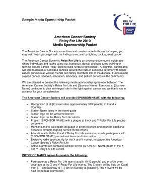 18 Printable event sponsorship proposal template free Forms - Fillable ...