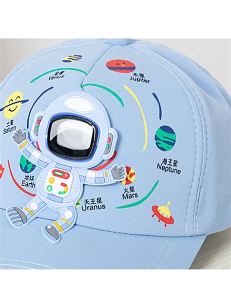 Blue 3d Floating Astro Casual Cap for Kids - Little Surprise Box