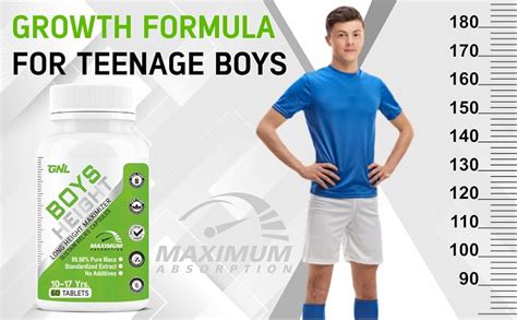 Buy GNL Height Increase Medicine For Boys With Essential Amino Acid ...