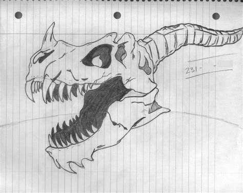 Dragon Skeleton Drawing 的图像结果