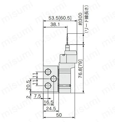 SY5140-5G | 5ポートソレノイドバルブ ベース配管形 単体 SY3000・5000・7000・9000シリーズ | SMC ...