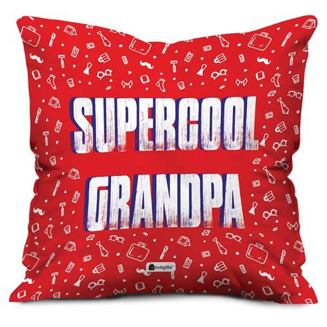 Buy Indigifts Grandfather Birthday Gifts Supercool Grandpa Quote ...